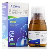 ,鹽酸氨溴索糖漿,100ml*1瓶, 適用于下伴有痰液分泌不正?；蚺盘倒δ懿涣嫉募?、慢性呼吸系統疾病